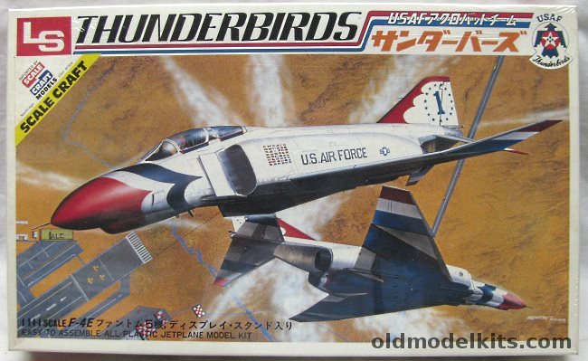 LS 1/144 USAF F-4 Phantom Thunderbirds - 5 Aircraft, A801 plastic model kit